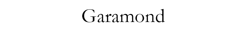 font-garamond